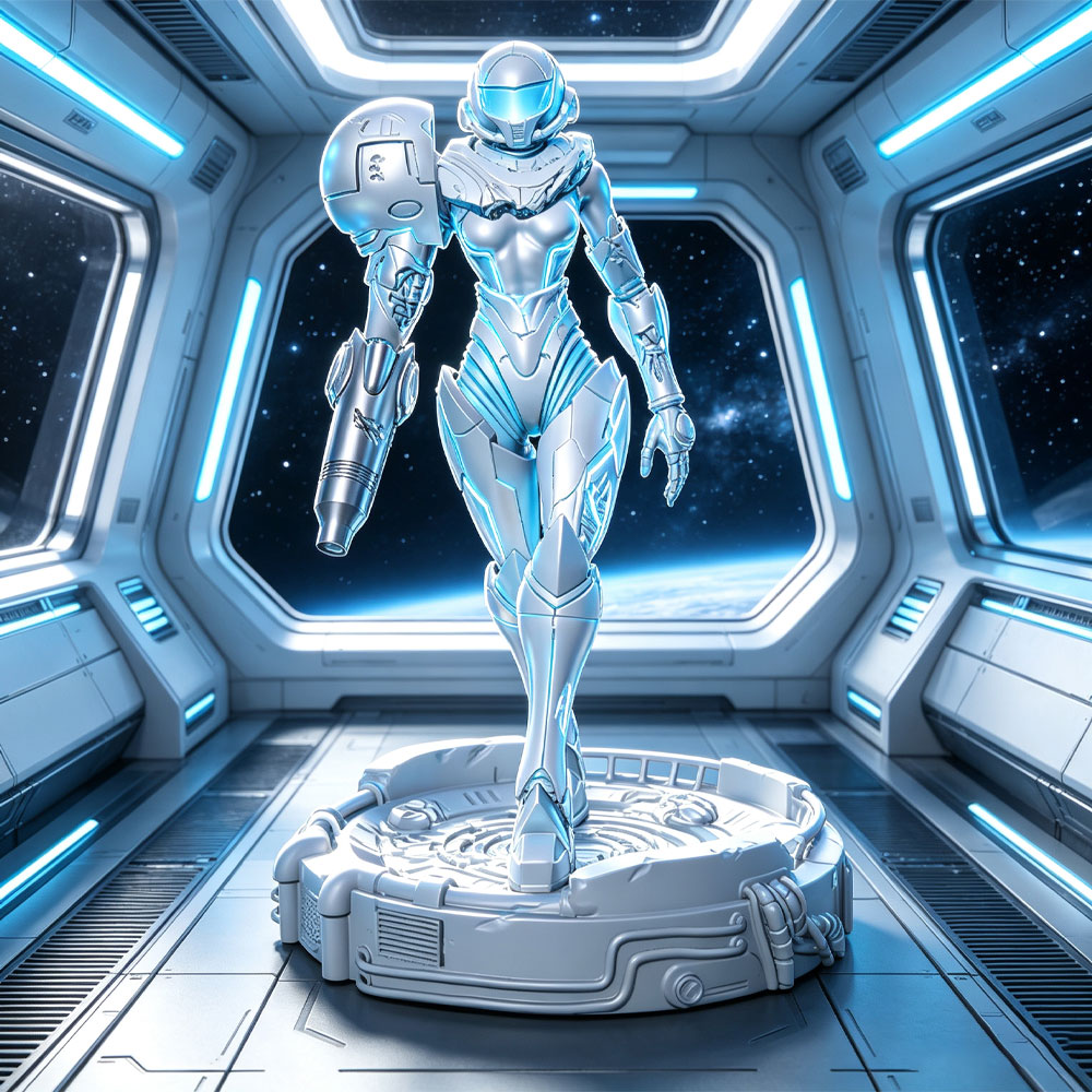 3D Printing For Dummies - 1/24 Sci-fi powered armor warrior, female