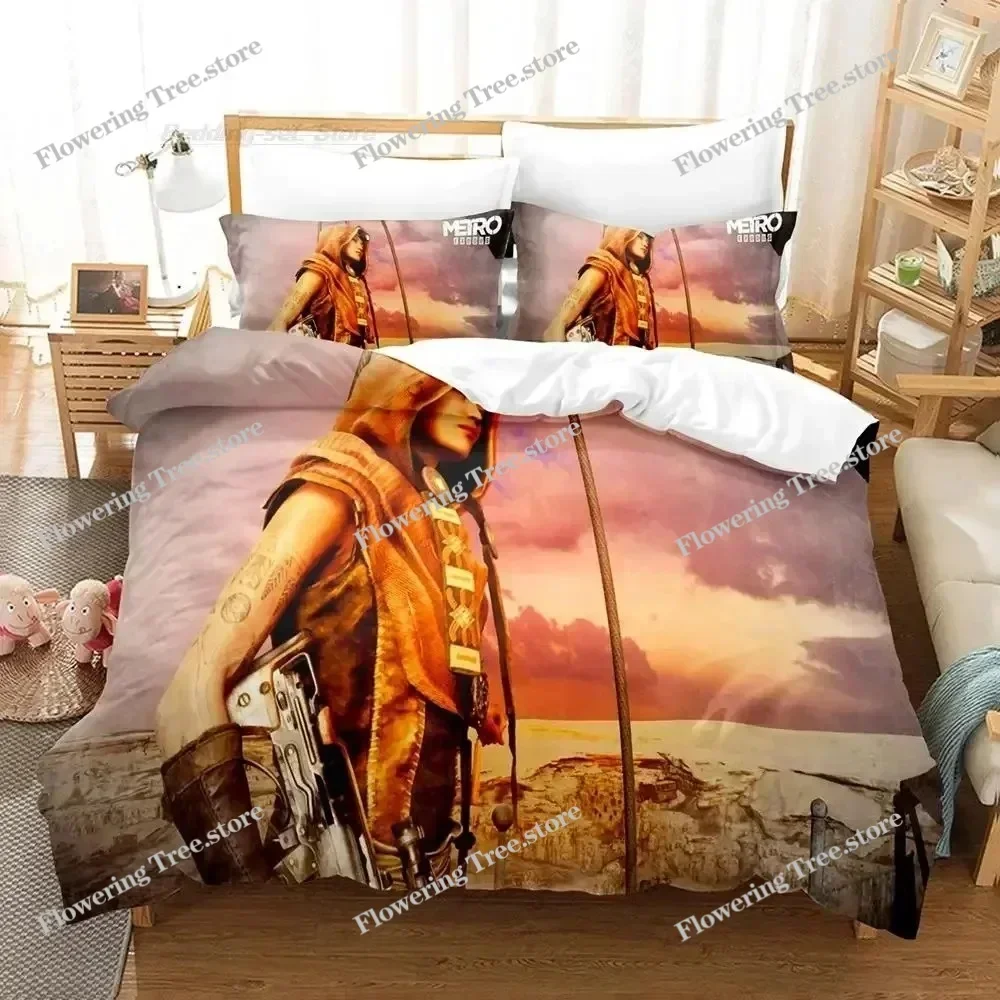 3D Printing Aliexpress - Metro exodus Bedding Set Single Twin