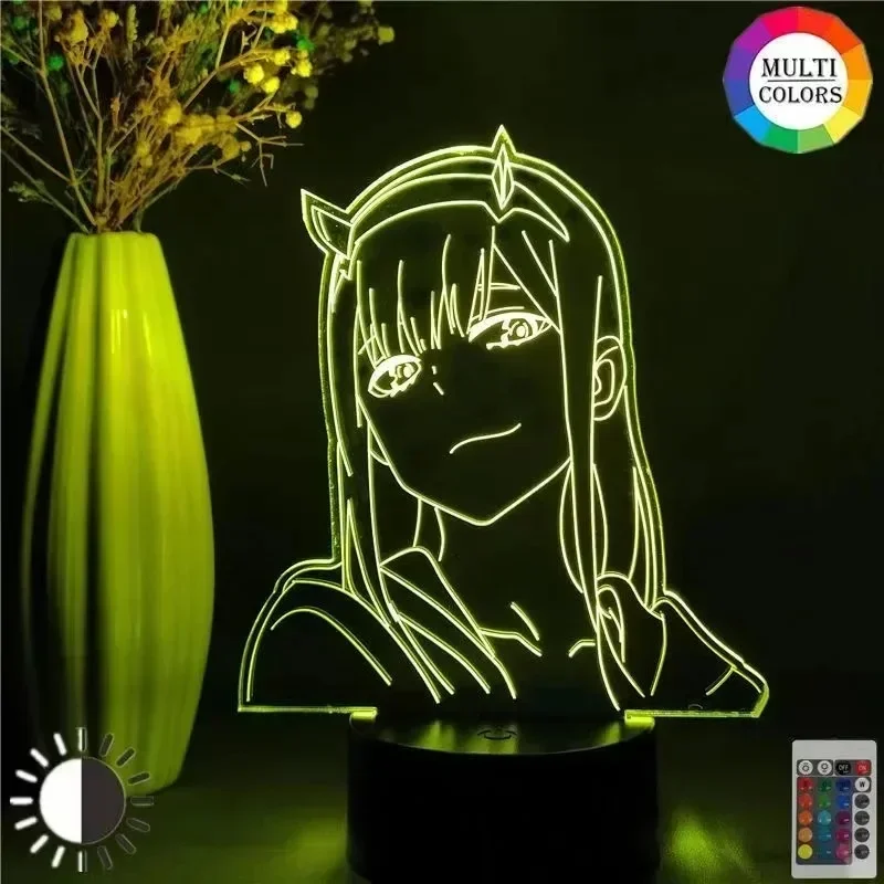 Zero Two Anime Night Light Act - 3D Printing Lamp 评论和价格