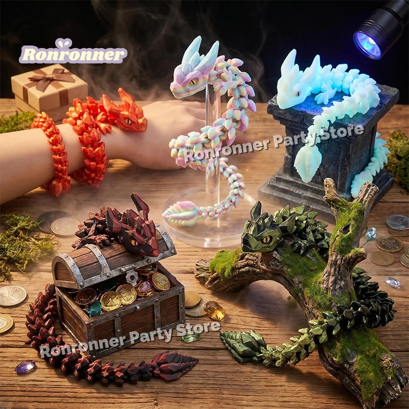 30CM 3D Printing Dragon Aurora - 3D Printing Lamp 评论和价格