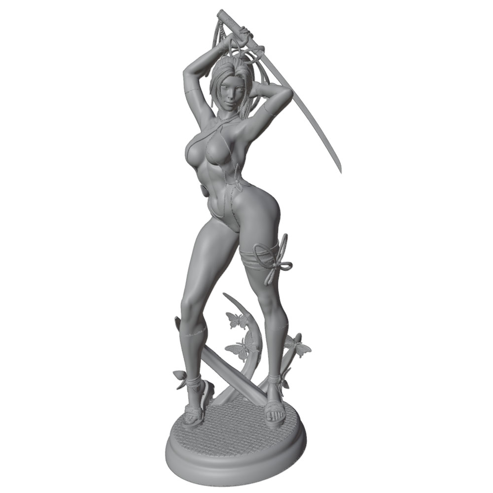 1/24 Female 	Warrior Resin Mod - 3D Printing For Dummies 评论和价格