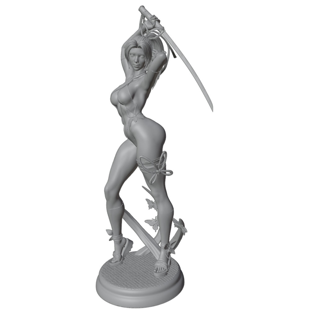 1/24 Female 	Warrior Resin Mod - 3D Printing For Dummies 评论和价格