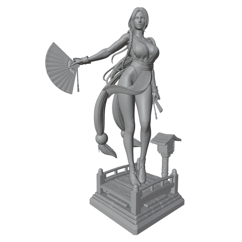 1/24 Sexy Long-Haired Girl Min - 3D Printing For Dummies 评论和价格