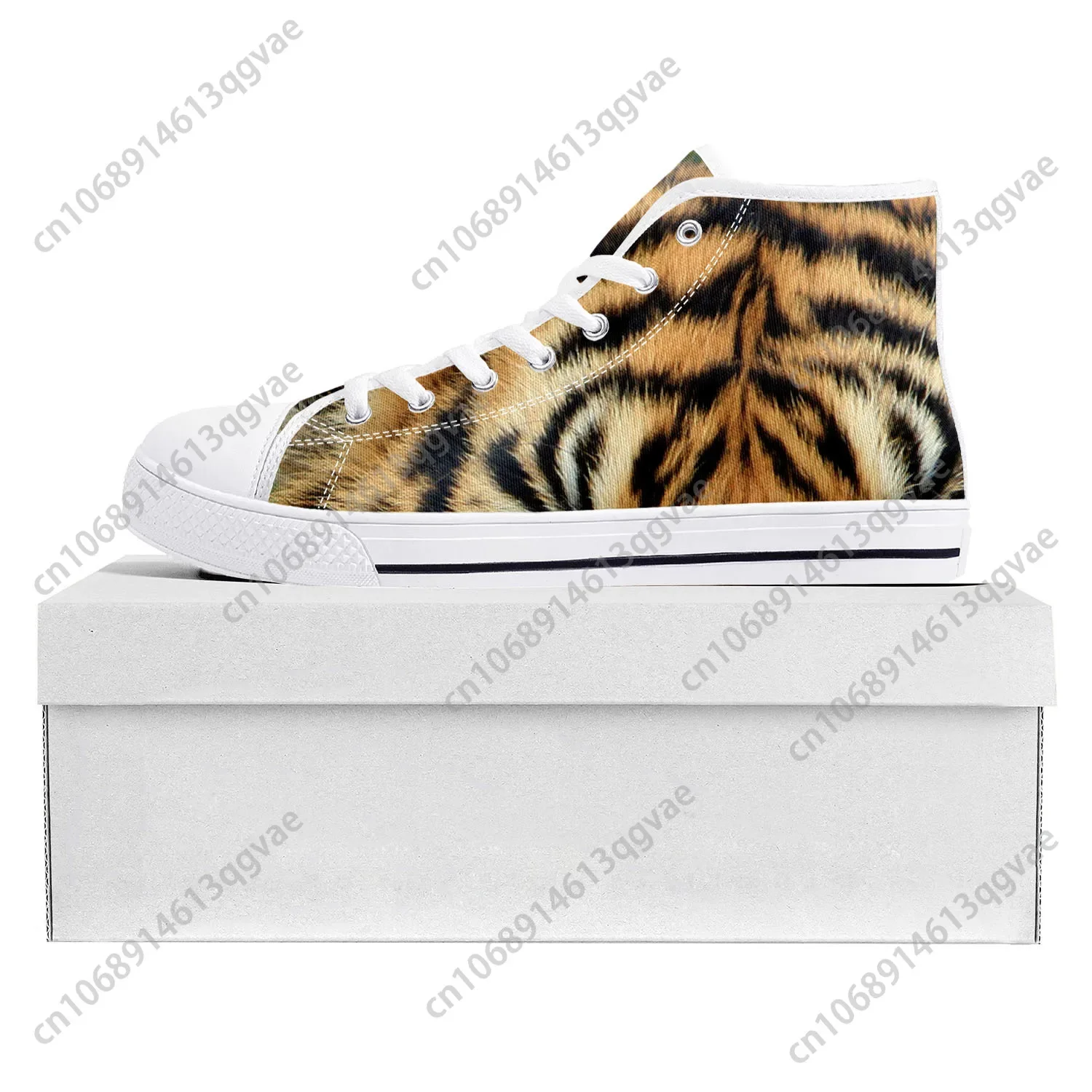 Tiger Stripe 3D Print High Top - 3D Printing Quality 评论和价格