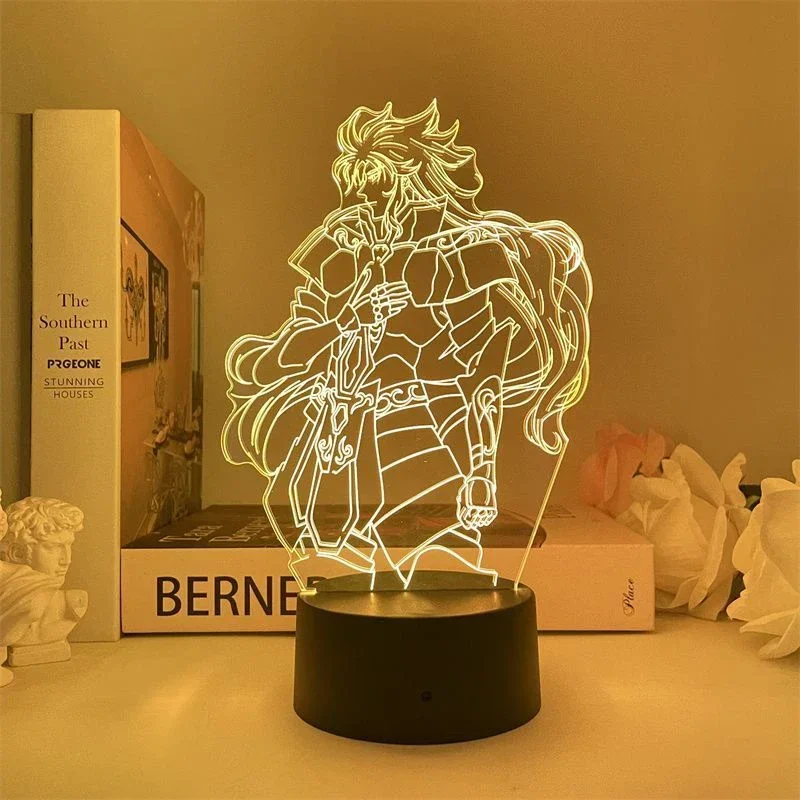 Hot Saint Seiya 3D  LED Night  - 3D Printing Lamp 评论和价格