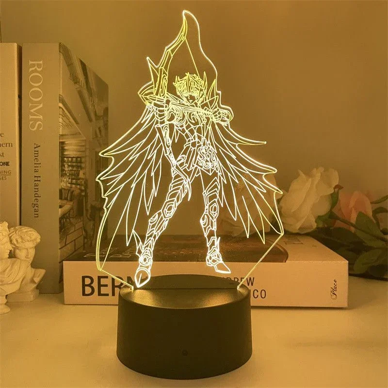 Hot Saint Seiya 3D  LED Night  - 3D Printing Lamp 评论和价格