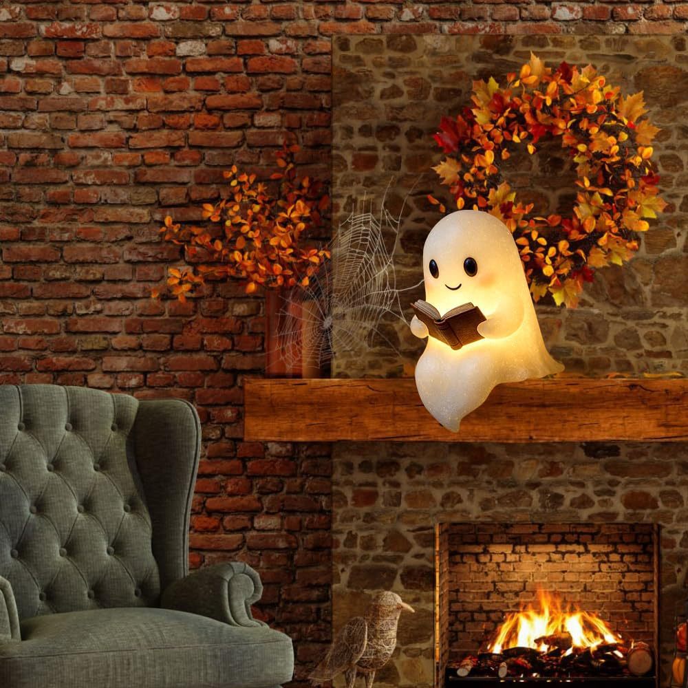 New Cute Ghost Reading Book La - 3D Printing Lamp 评论和价格