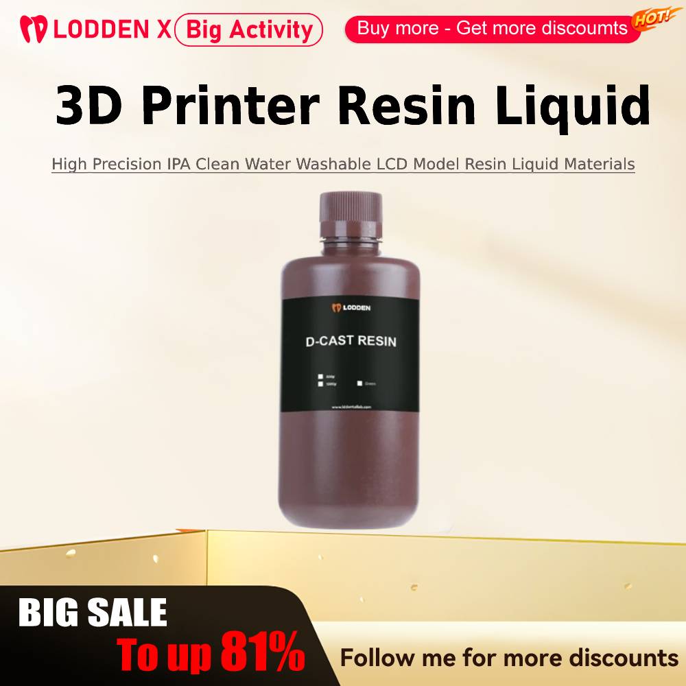 Lodden 3D Printer Resin Liquid - 3D Printing Maker 评论和价格