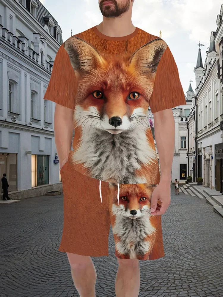 Summer New Men's O-neck T-shir - 3D Printing Design Free 评论和价格
