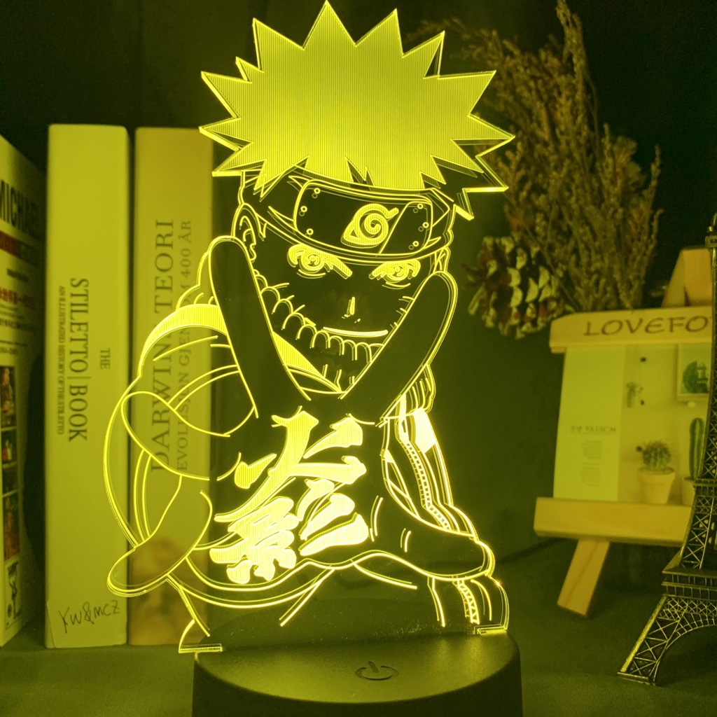 Anime Naruto Uzumaki LED Night - 3D Printing Lamp 评论和价格