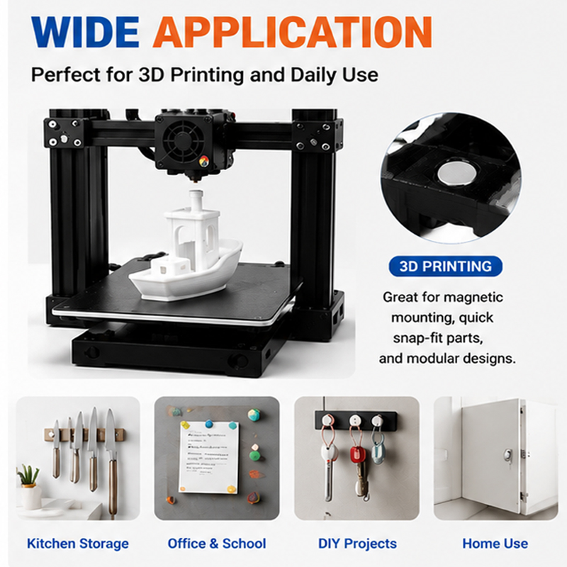 200pcs/box 3D Printing Magnets - Enclosure 3D Printing 评论和价格