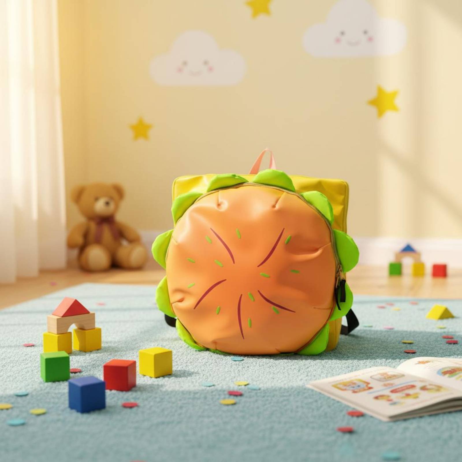 Hamburger Backpack Cute Cartoo - 3D Printing Design Free 评论和价格