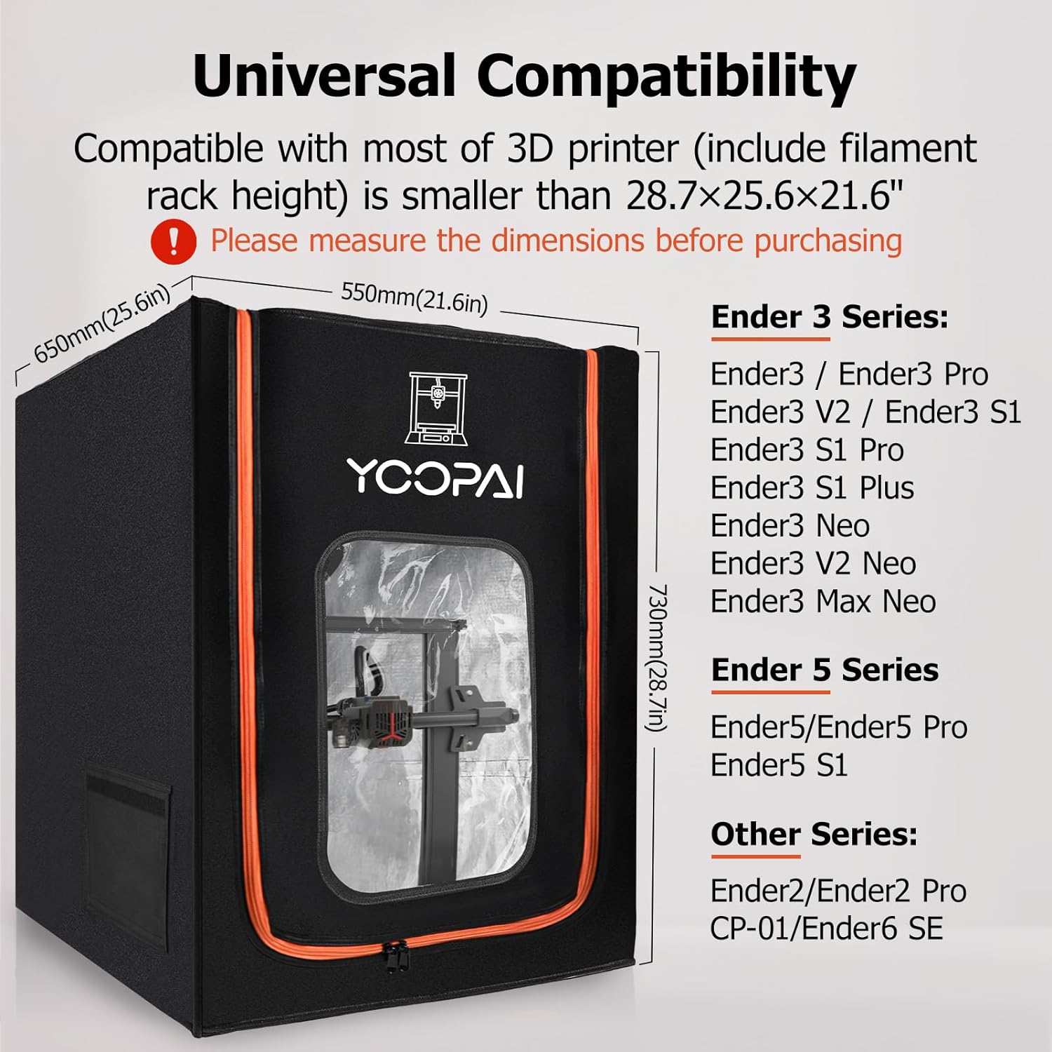CREALITY YOOPAI 3D Printer Enc - Enclosure 3D Printing 评论和价格