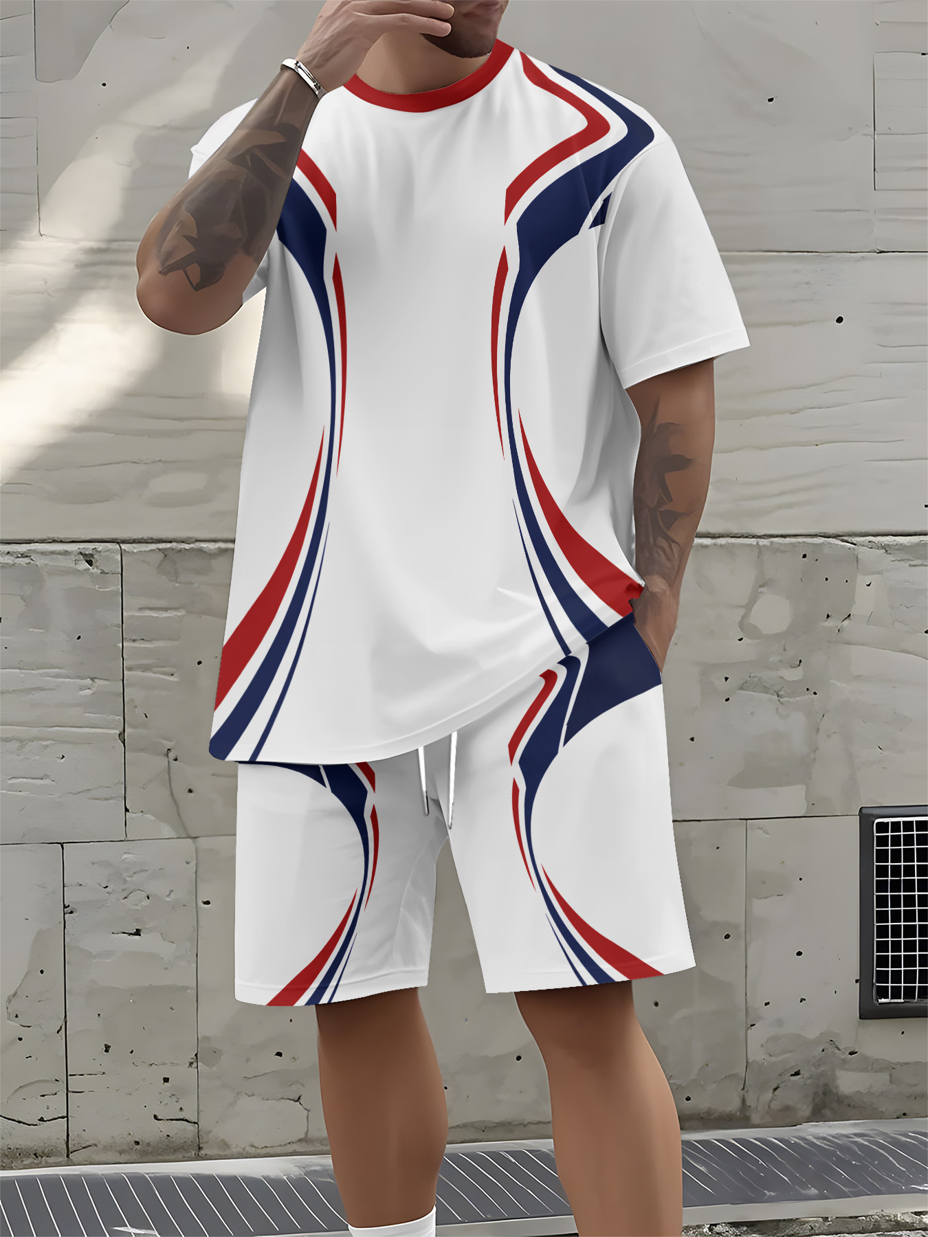 2026 Summer New Men's Short-Sl - 3D Printing Design Free 评论和价格