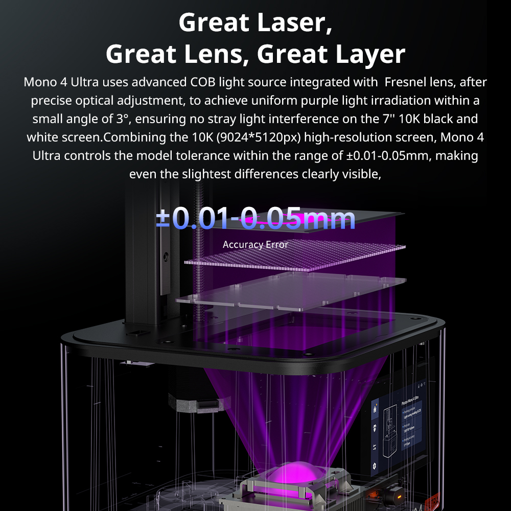 ANYCUBIC Photon Mono 4 Ultra L - 3D Printing Uv Resin 评论和价格
