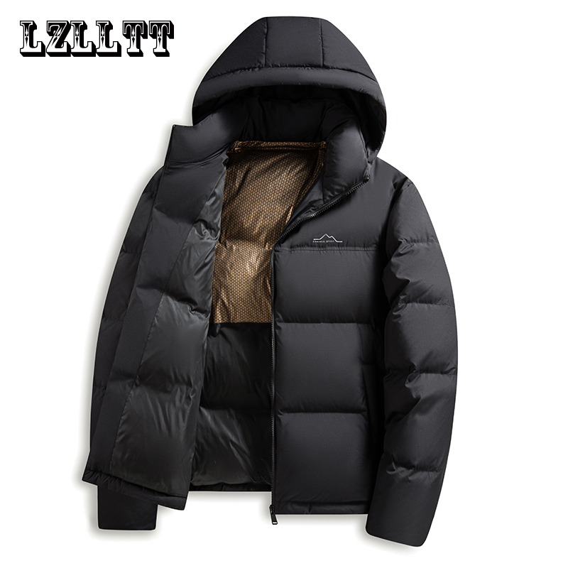 Winter Men Warm Duck Down Jack - 3D Printing Quality 评论和价格