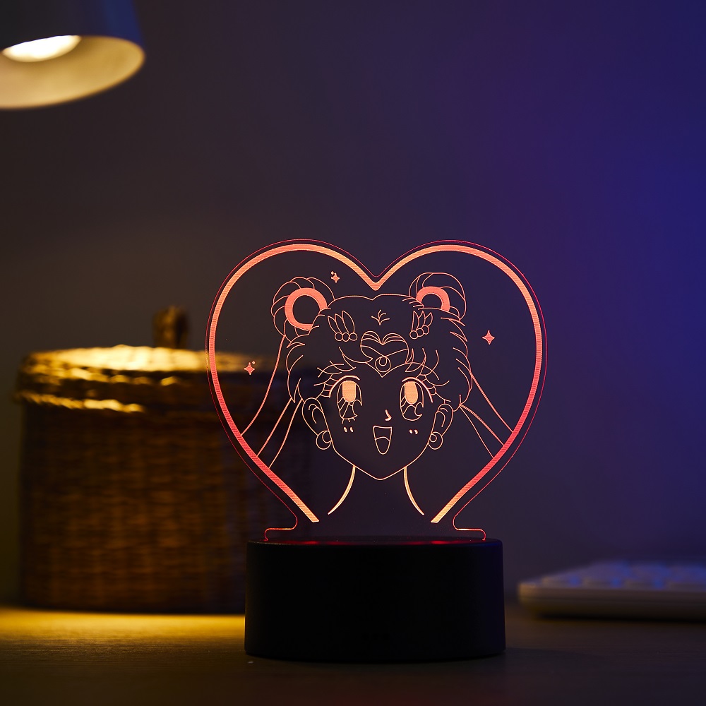 Cartoon character Tsukino Usag - 3D Printing Lamp 评论和价格